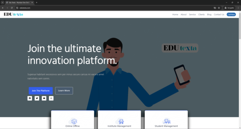 Edu TEXTA – Bussines Website